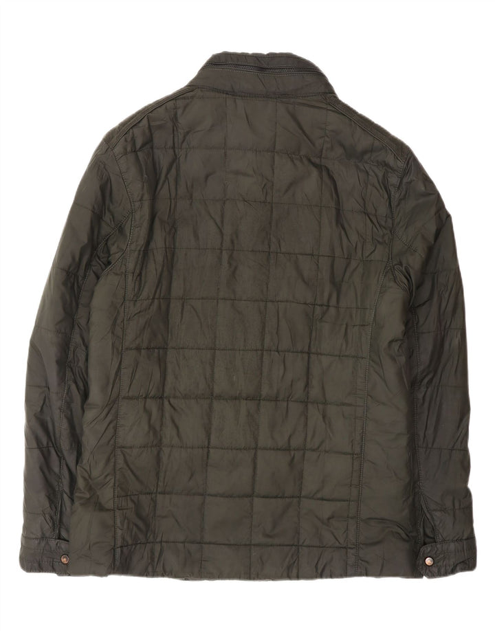 ZARA Mens Padded Jacket UK 40 Large Green