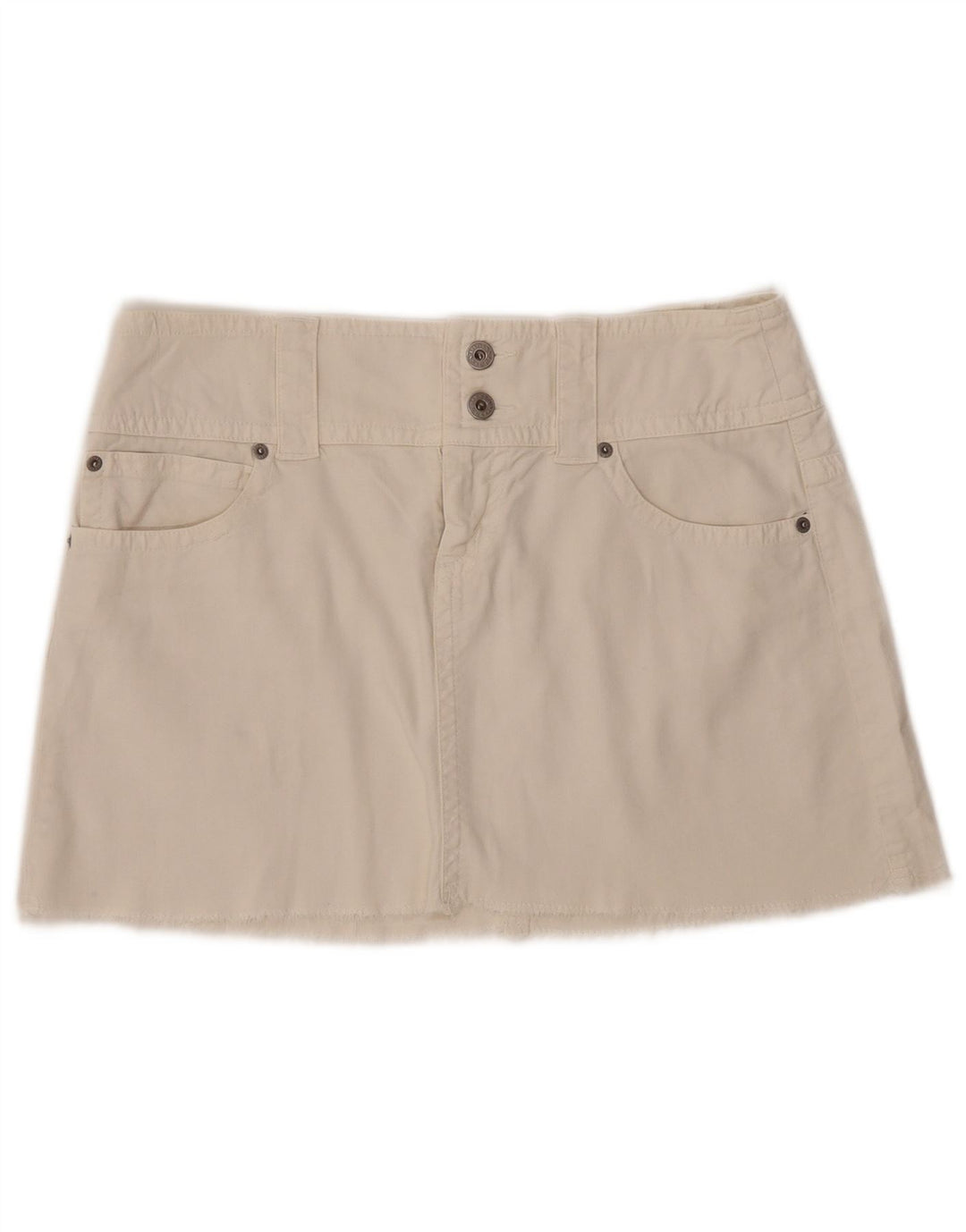 Guess Γυναικεία Τζιν Μίνι Φούστα Μεσαία W32 Λευκή