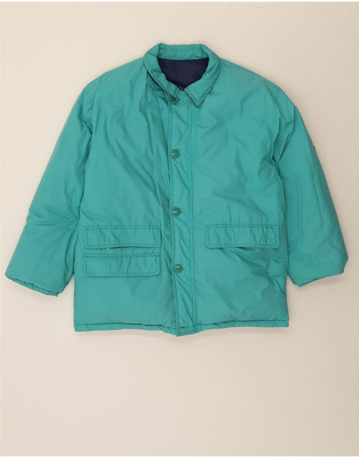 DACK'S Mens Padded Reversible Jacket UK 36 Small Navy Blue Vintage Dack's and Second-Hand Dack's from Messina Hembry 
