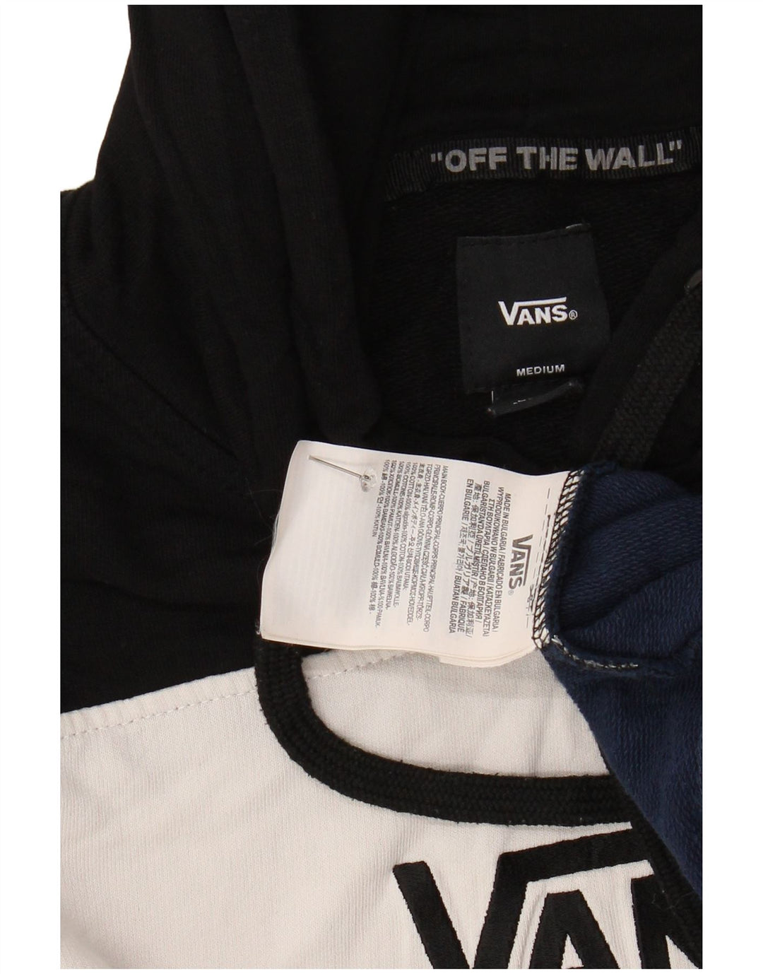 Ανδρικό γραφικό κουκούλα VANS, μεσαίο πολύχρωμο, βαμβακερό