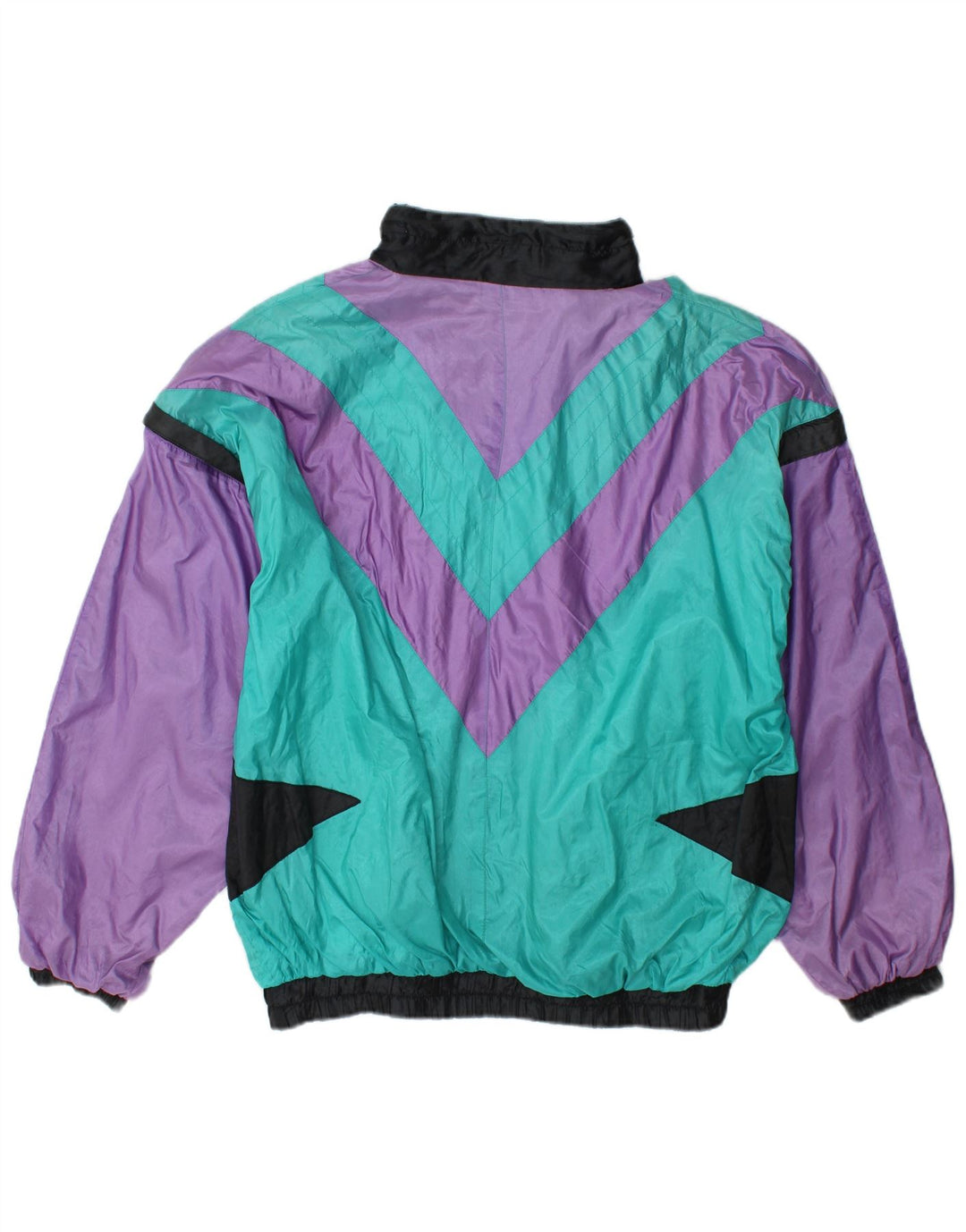 Ανδρική φόρμα Vintage Top Jacket Μεγάλο πολύχρωμο Colourblock Πολυαμίδιο