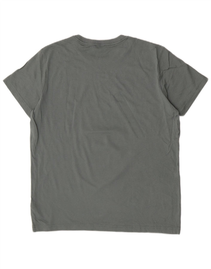 Diesel Γυναικείο γραφικό T-Shirt Top μεγάλο πράσινο βαμβακερό