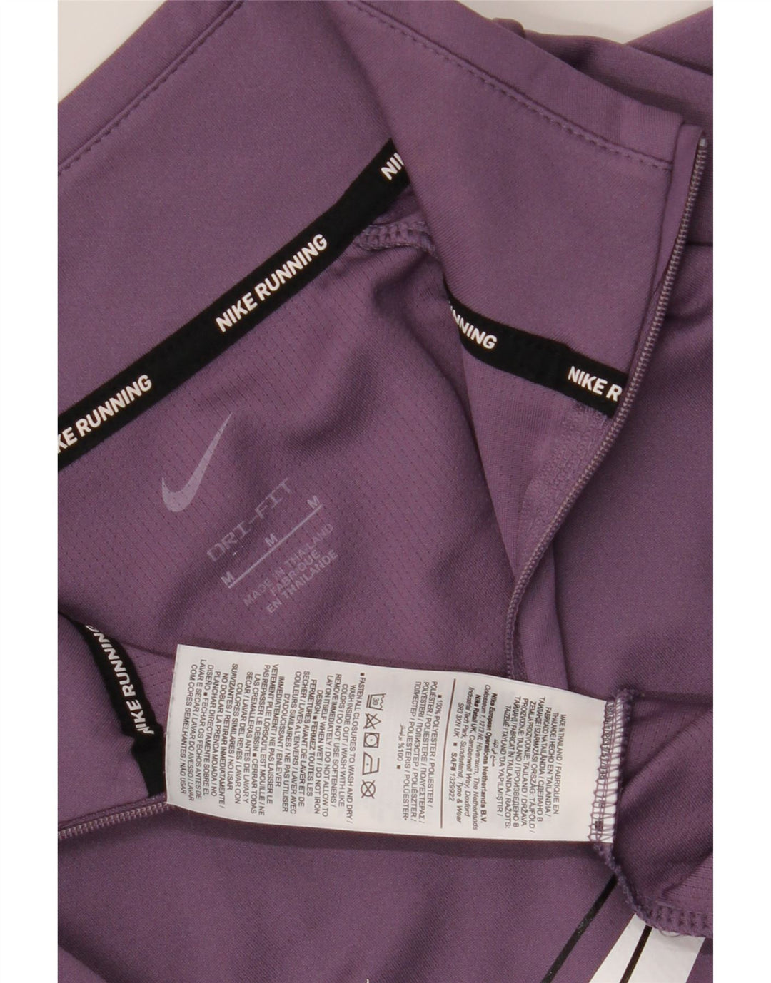Γυναικεία φόρμα Nike Dri Fit Graphic Pullover Top UK 14 Medium Purple