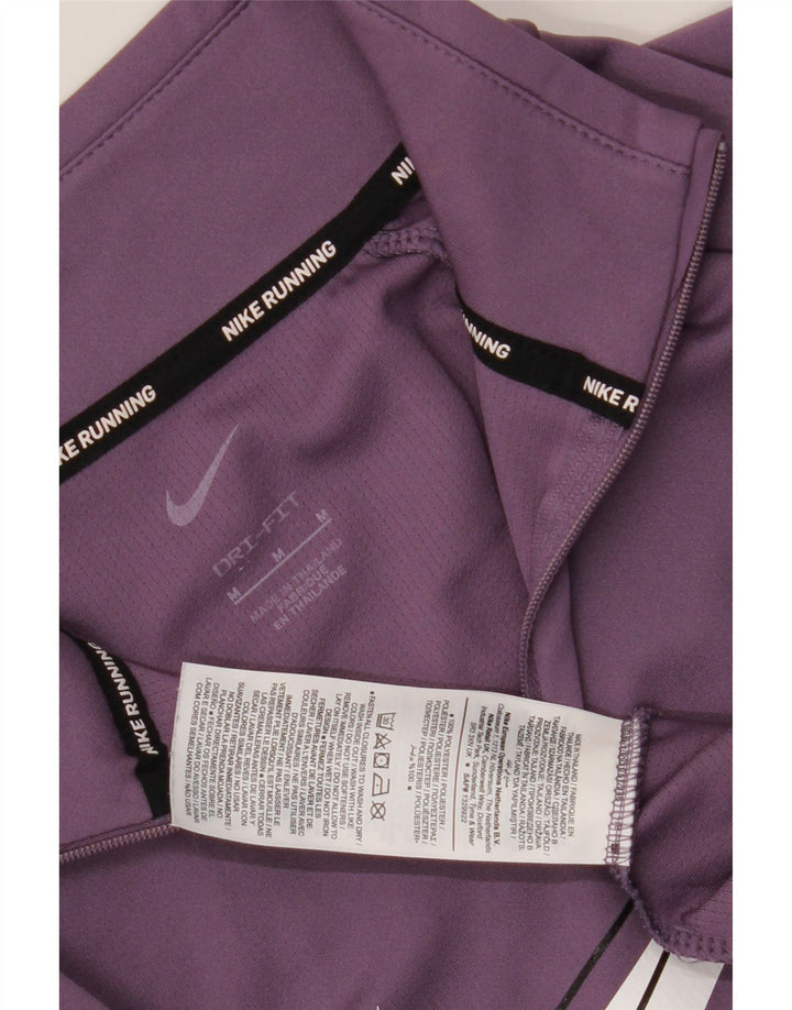 Γυναικεία φόρμα Nike Dri Fit Graphic Pullover Top UK 14 Medium Purple