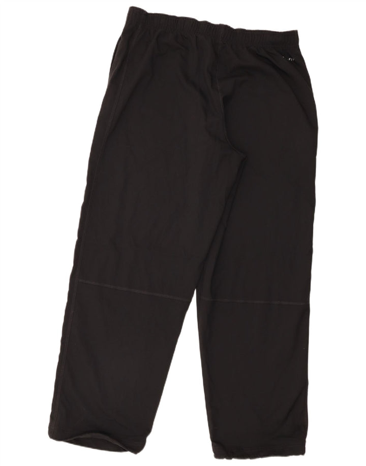 Ανδρικό παντελόνι αθλητικής φόρμας Nike Dri Fit μεγάλο μαύρο πολυεστέρα