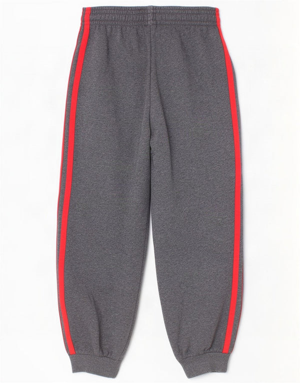 Adidas Boys αθλητική φόρμα παντελόνι Joggers 5-6 ετών βαμβακερό γκρι