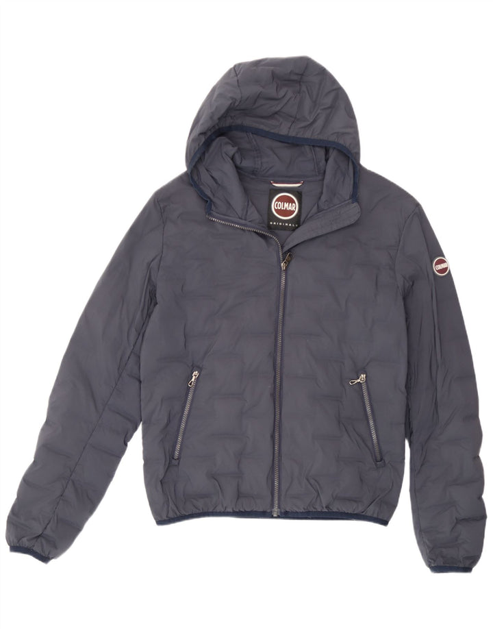 Colmar Γυναικείο μπουφάν με κουκούλα IT 46 Large Navy Blue Polyester