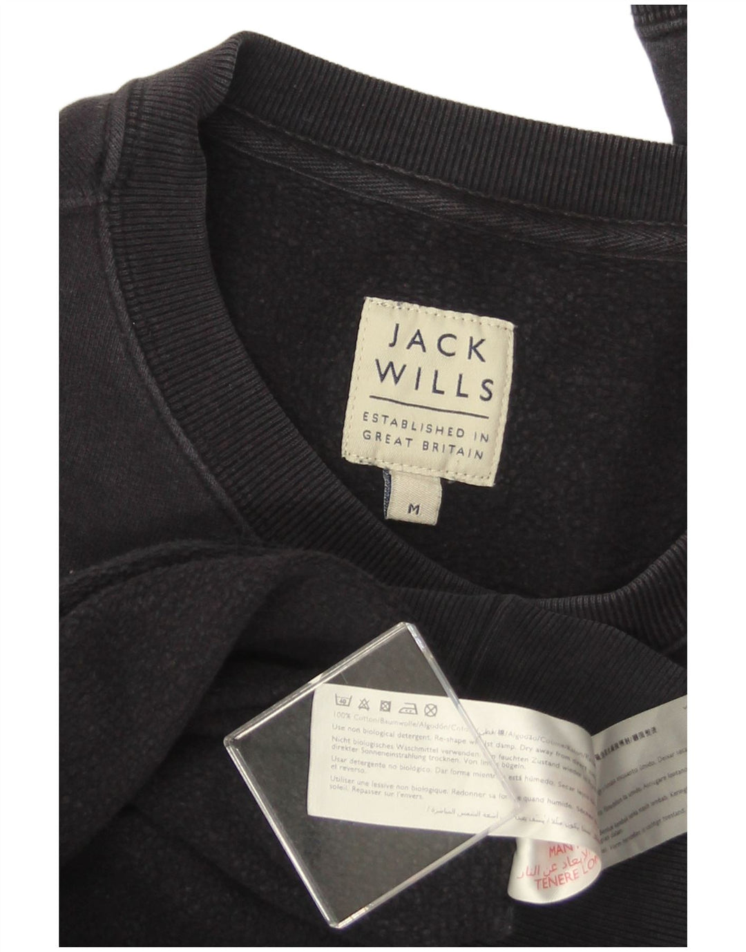 Ανδρικό φούτερ JACK WILLS Jumper Medium Navy Blue Cotton