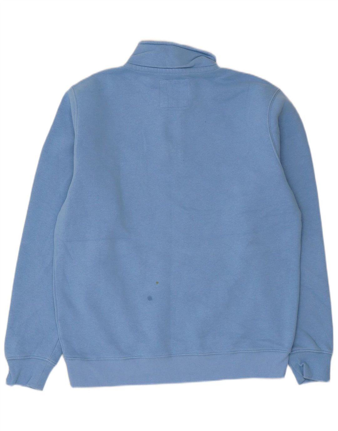 Ανδρικό φούτερ με φερμουάρ Crew Clothing, μεσαίο μπλε βαμβακερό