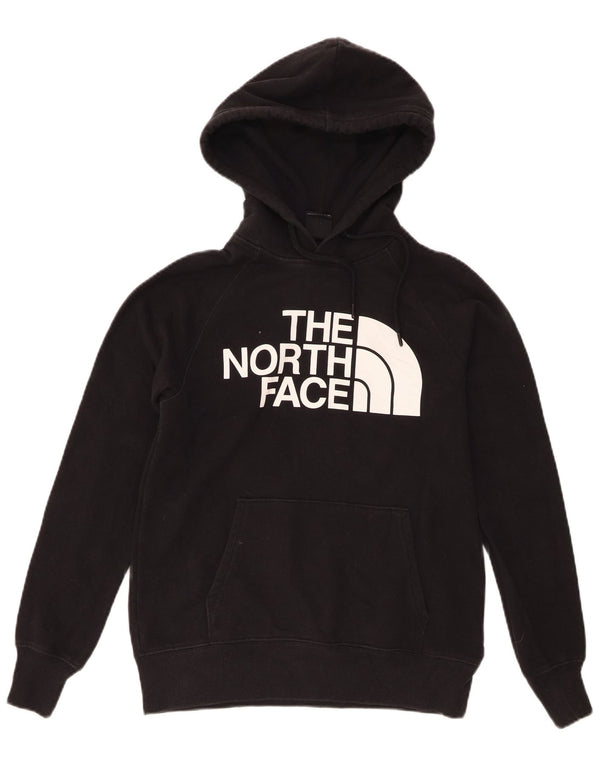 The North Face Γυναικείο Γραφικό Hoodie Jumper UK 6 XS Μαύρο βαμβακερό
