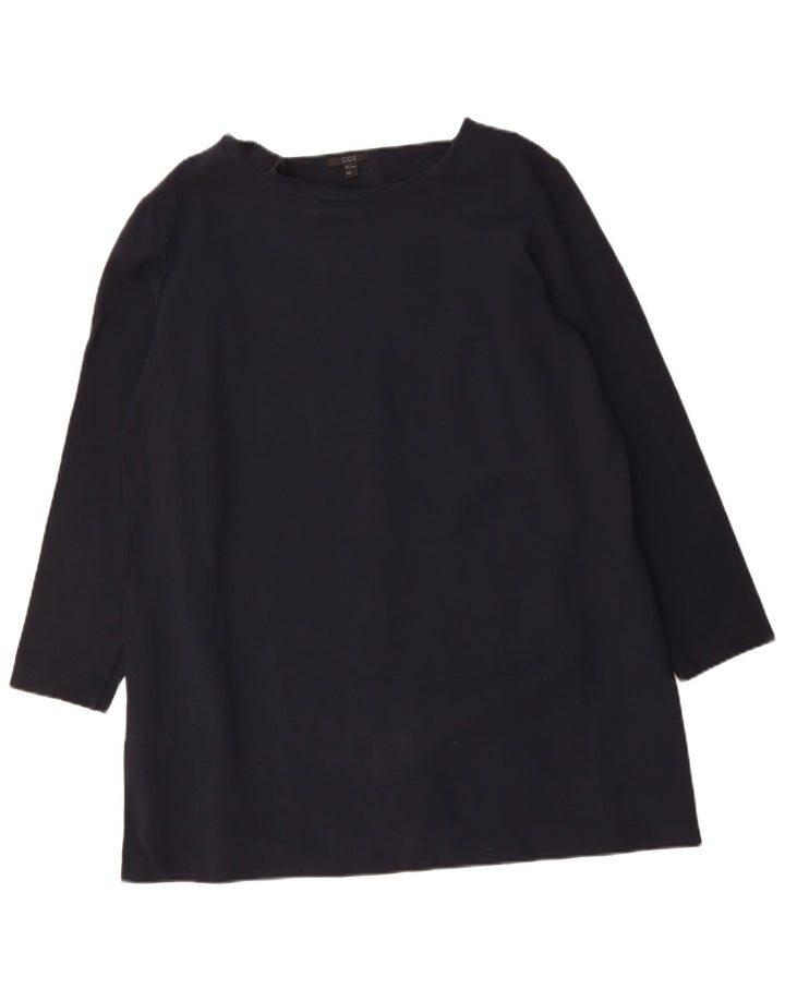 COS Γυναικείο τουνίκ Φόρεμα UK 16 Large Navy Blue Viscose