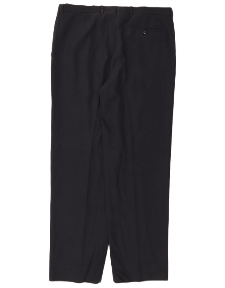 Burberry Ανδρικό κοστούμι παντελόνι IT 48 Medium W36 L31 Navy Blue Wool