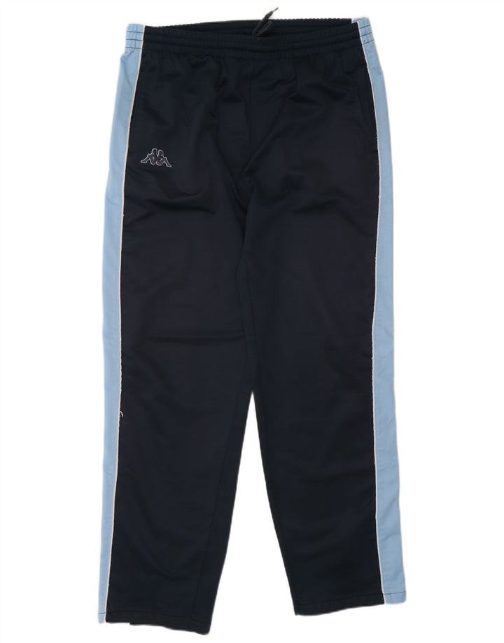 Ανδρική φόρμα Kappa Παντελόνι Joggers Large Navy Blue Colorblock Πολυεστέρας