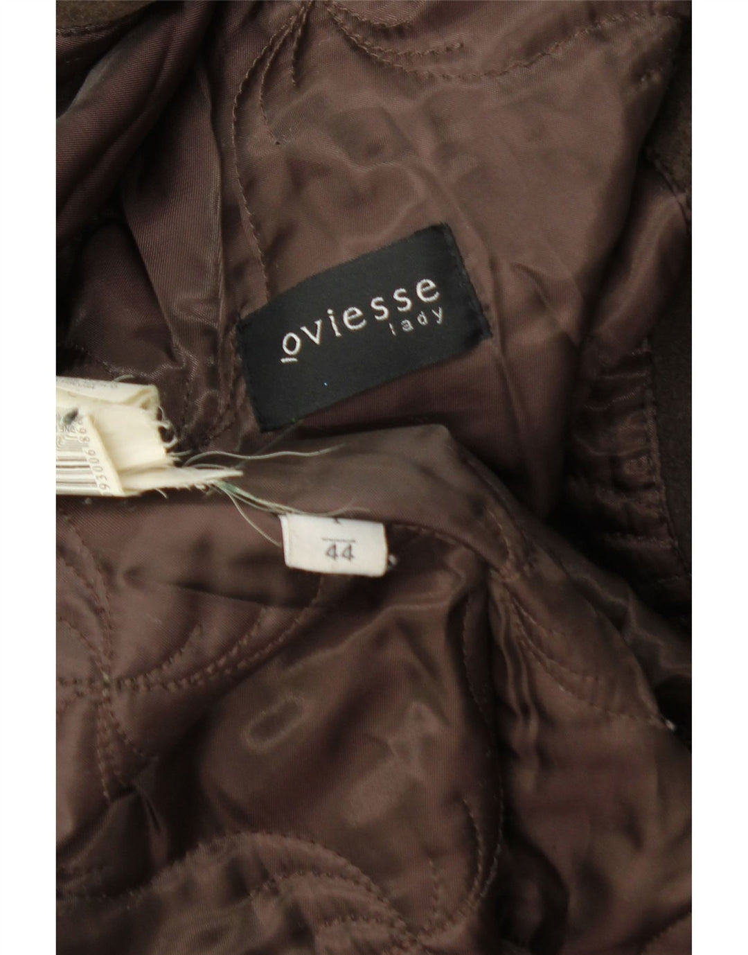 Γυναικείο παλτό Oviesse Suede IT 44 Δερμάτινο μεσαίο καφέ