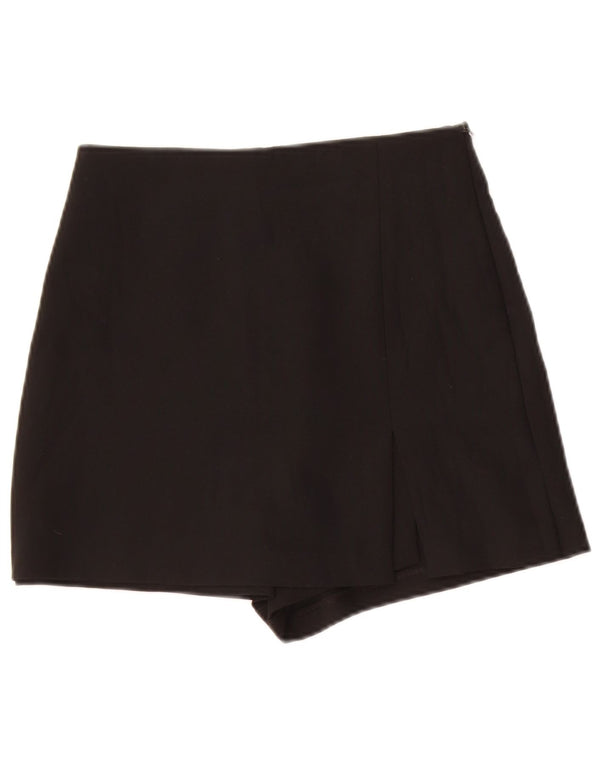 Zara Γυναικείο Skort UK 8 Small Black Polyester