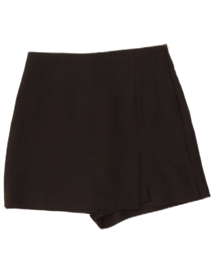 Zara Γυναικείο Skort UK 8 Small Black Polyester