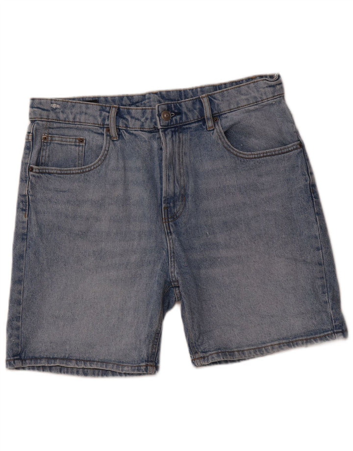 Ανδρικό τζιν σορτς ZARA 42 μεγάλο W32 μπλε βαμβακερό