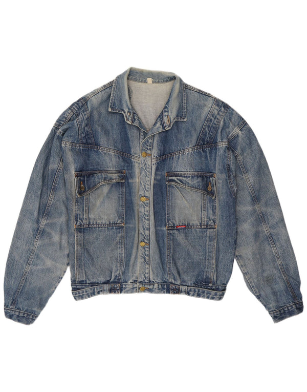 Vintage Ανδρικό Τζιν Μπουφάν UK 42 XL Μπλε