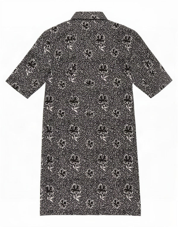 ELENA MIRO Γυναικείο Φόρεμα Shift UK 14 Medium Black Floral