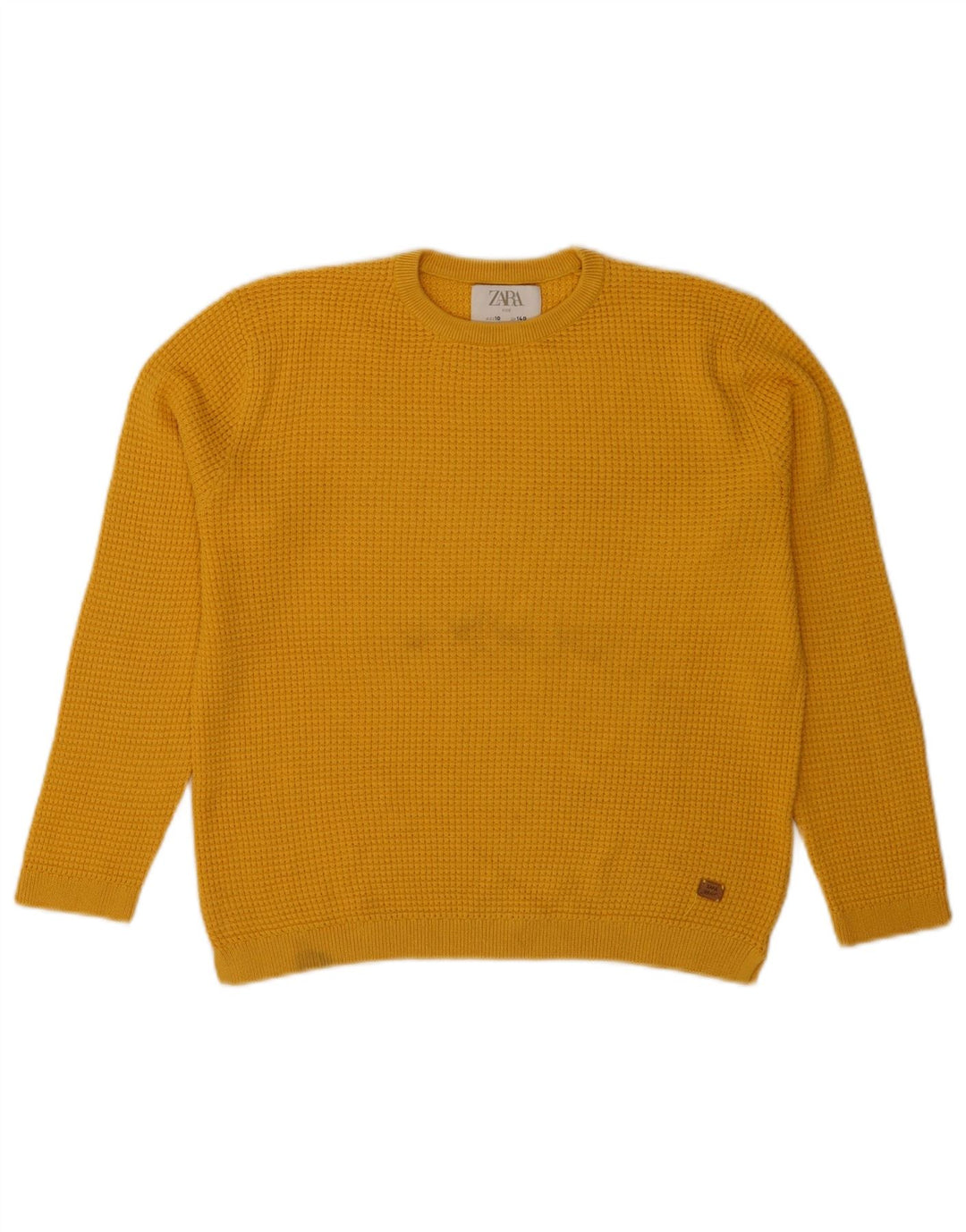 Πουλόβερ Zara Boys Crew Neck Jumper 9-10 Years Yellow