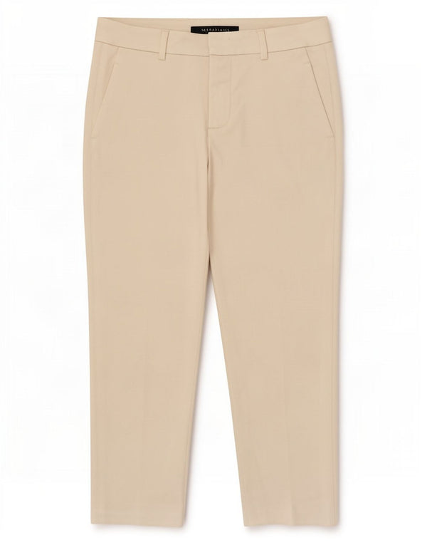 Zara Γυναικείο Παντελόνι Chino Crop EU 34 2XS W24 L22 Λευκό