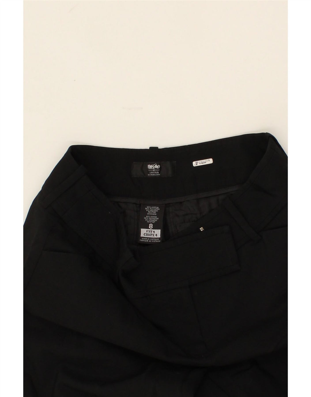 MOSSIMO Womens Stretch Bootcut Casual Trousers US 8 Medium W32 L32 Black Vintage Mossimo and Second-Hand Mossimo from Messina Hembry 