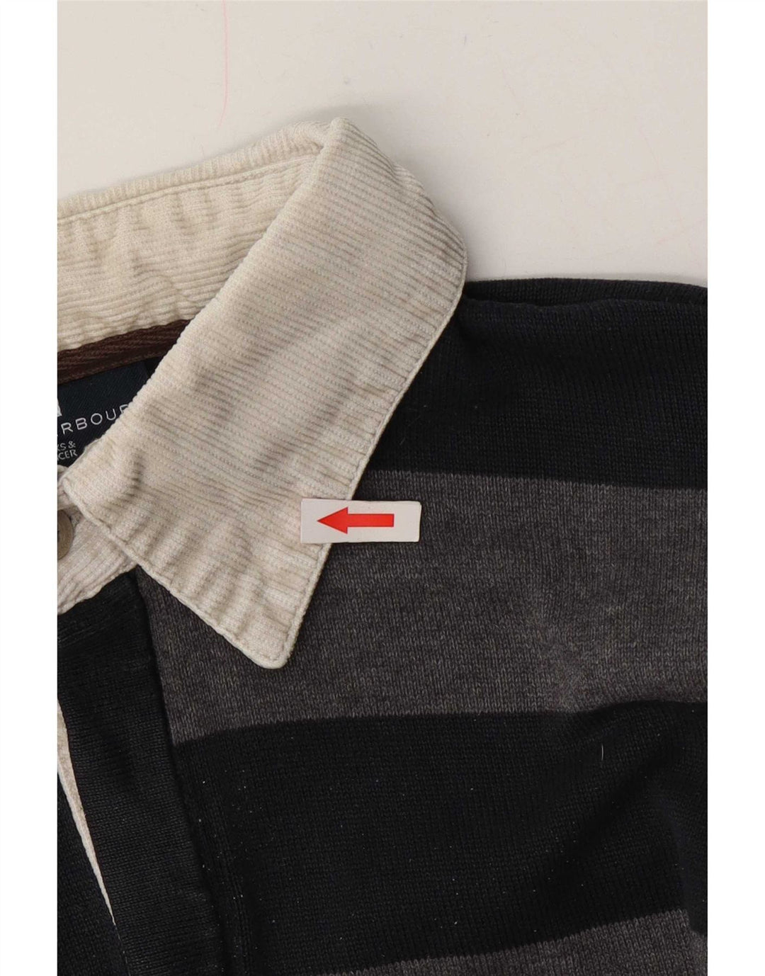 Ανδρικό πουλόβερ Marks & Spencer Blue Harbour Polo Neck Jumper Μεσαίο Μαύρο