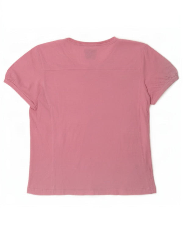 Champion Womens Easy Fit T-Shirt Top 20 2XL Pink Cotton