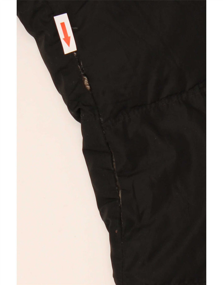 Zara Γυναικείο παλτό UK 10 Small Black Polyester