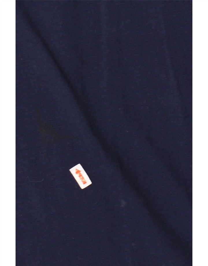 Ανδρικό γραφικό μπλουζάκι FILA Top Medium Navy Blue Βαμβακερό