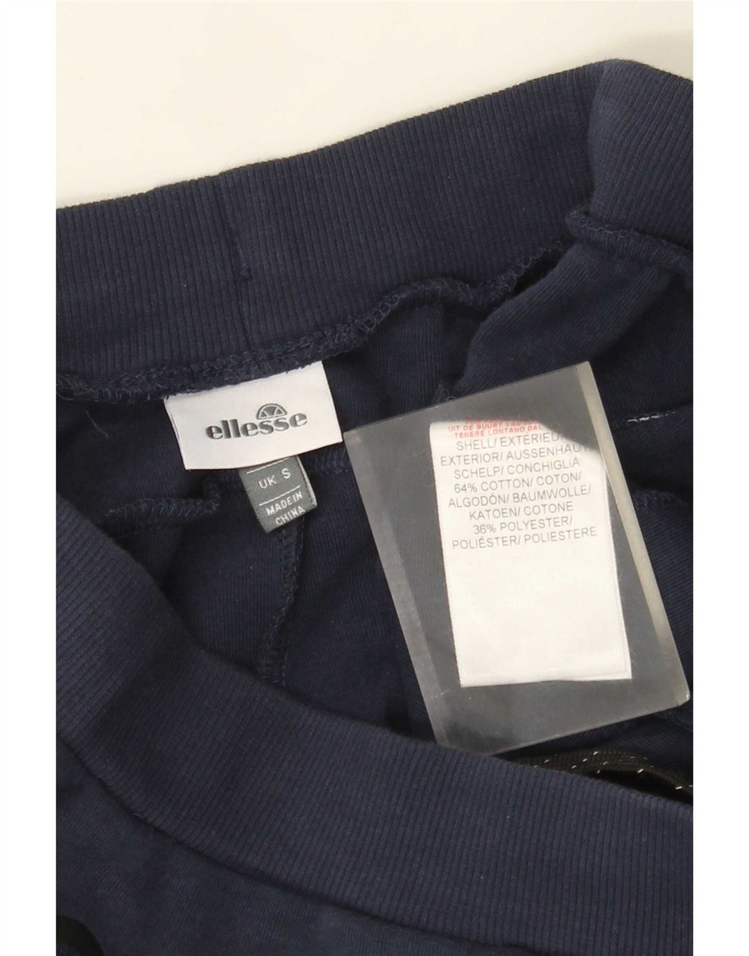 Ανδρική αθλητική φόρμα Ellesse Παντελόνι Small Navy Blue από βαμβάκι