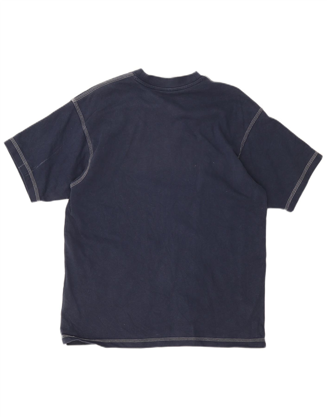 Ανδρικό T-Shirt Adidas Top Βαμβακερό μεσαίο Navy Blue
