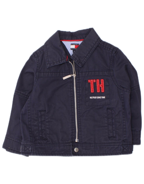 Tommy Hilfiger Baby Boys Graphic Bomber Jacket 18-24 μηνών Navy Blue