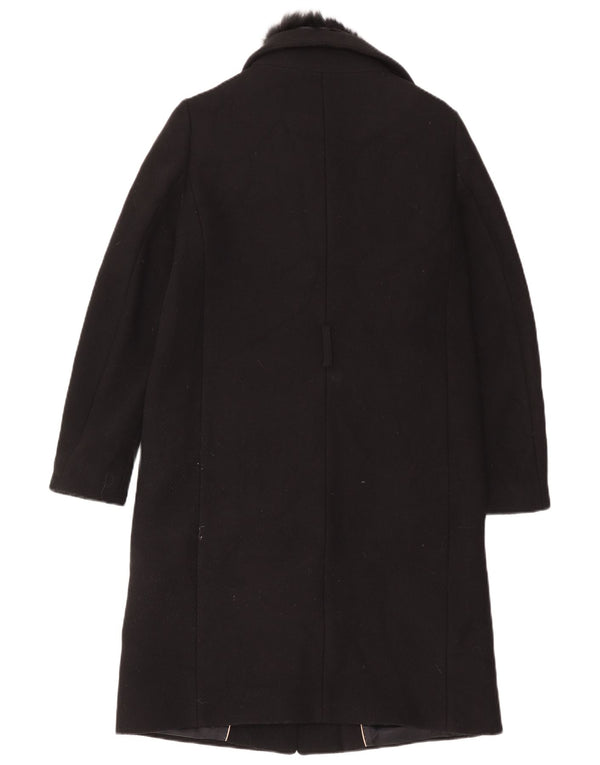 Massimo Dutti Γυναικείο Πανωφόρι EU 40 Medium Μαύρο