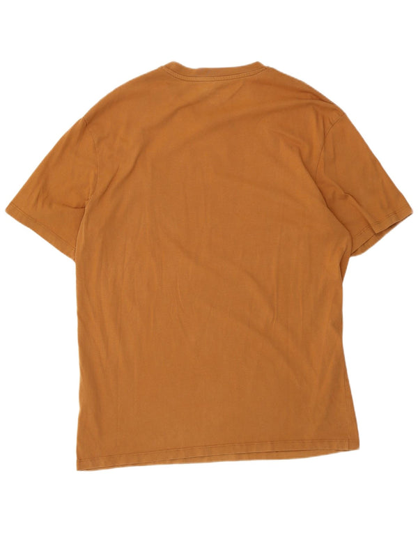 Jack & Jones Ανδρικό γραφικό T-Shirt Top XL καφέ βαμβακερό