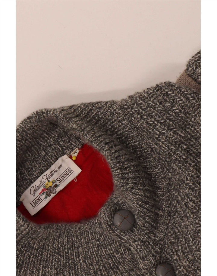 Ανδρική ζακέτα Gabriella Frattini IT 52 Large Grey Flecked