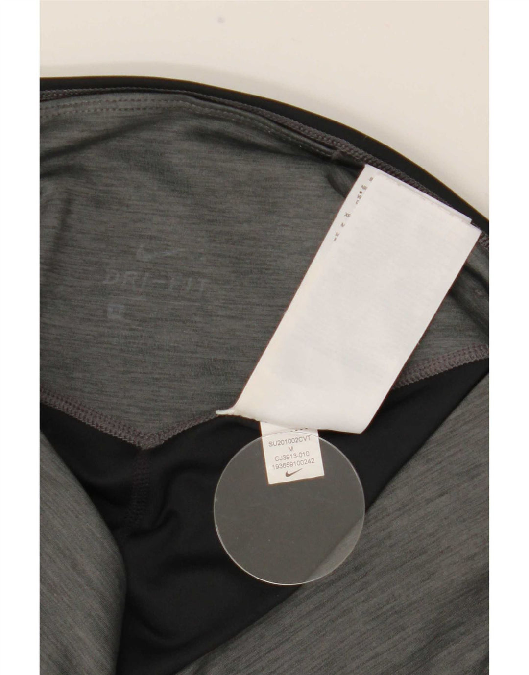 Γυναικεία κολάν Nike Dri Fit UK 12 μεσαίου γκρι χρώματος πολυεστέρας