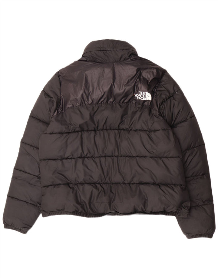 Το North Face γυναικείο μπουφάν με κουκούλα UK 18 XL μαύρο πολυεστέρα