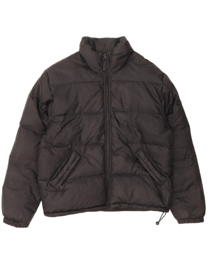 GAS Mens Padded Jacket UK 42 XL Black Nylon