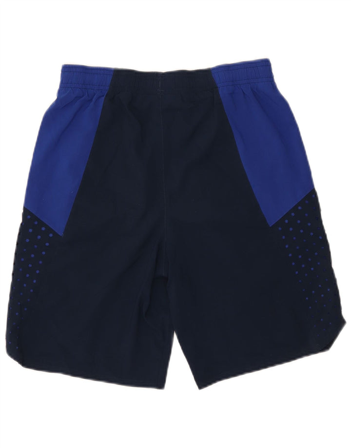 UNDER Armour Boys Heat Gear Sport σορτς 11-12 ετών Μεγάλο Navy Blue