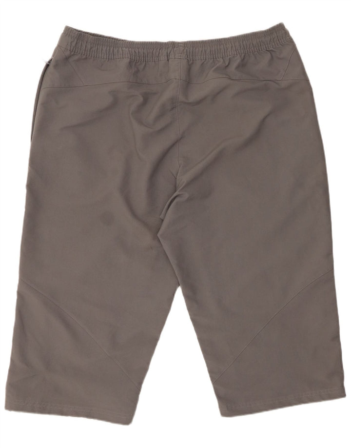 Ανδρικό αθλητικό σορτς βερμούδα ADIDAS XL γκρι πολυεστέρας