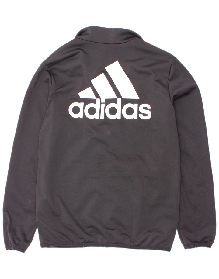 Adidas Boys Graphic αθλητική φόρμα Top Jacket 9-10 Years Μαύρο Πολυεστέρας