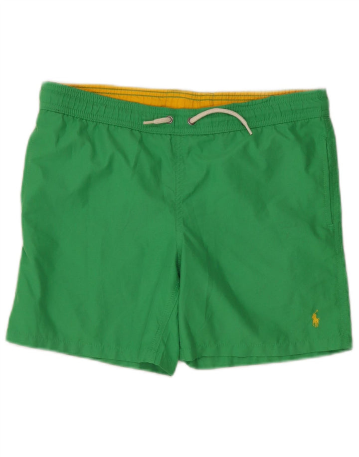 Σορτς κολύμβησης Polo Ralph Lauren για αγόρια 10-11 ετών Μεσαίο πράσινο πολυεστέρας