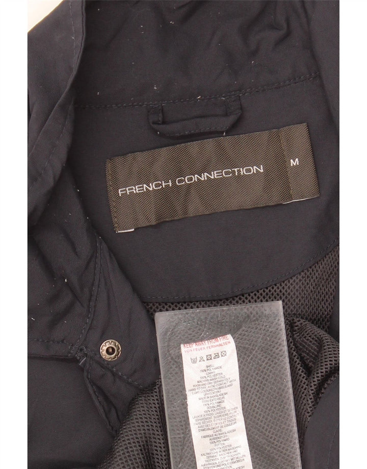 FRENCH CONNECTION Mens Utility Jacket UK 38 Medium Navy Blue Polyamide Vintage French Connection and Second-Hand French Connection from Messina Hembry 