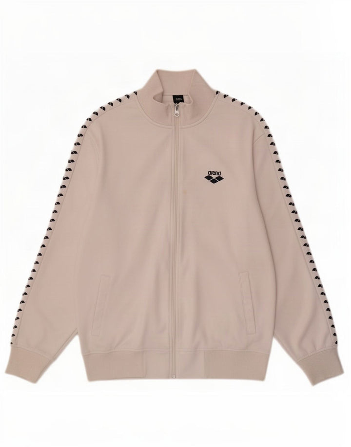 Ανδρική φόρμα γραφικών Arena Top Jacket XL White Polyester