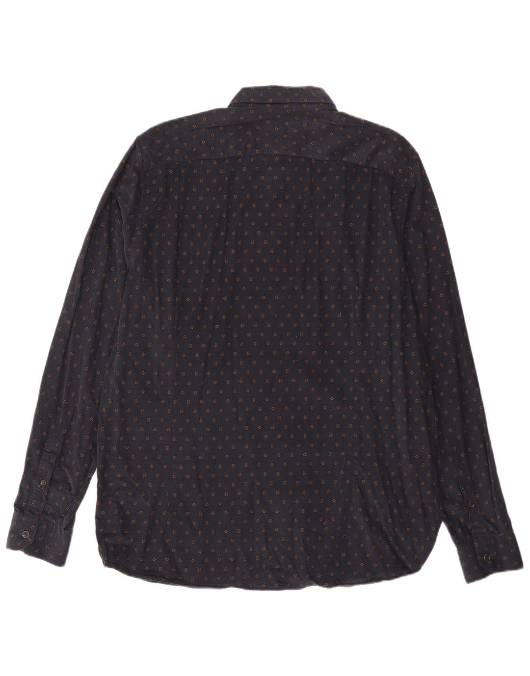 TED BAKER Ανδρικό κοτλέ πουκάμισο νούμερο 6 2XL Navy Blue Floral Βαμβακερό