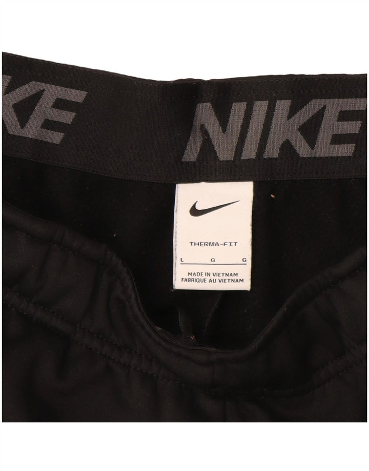 Ανδρικές φόρμες NIKE Therma-Fit Παντελόνια Joggers Μεγάλο Μαύρο Πολυεστέρα