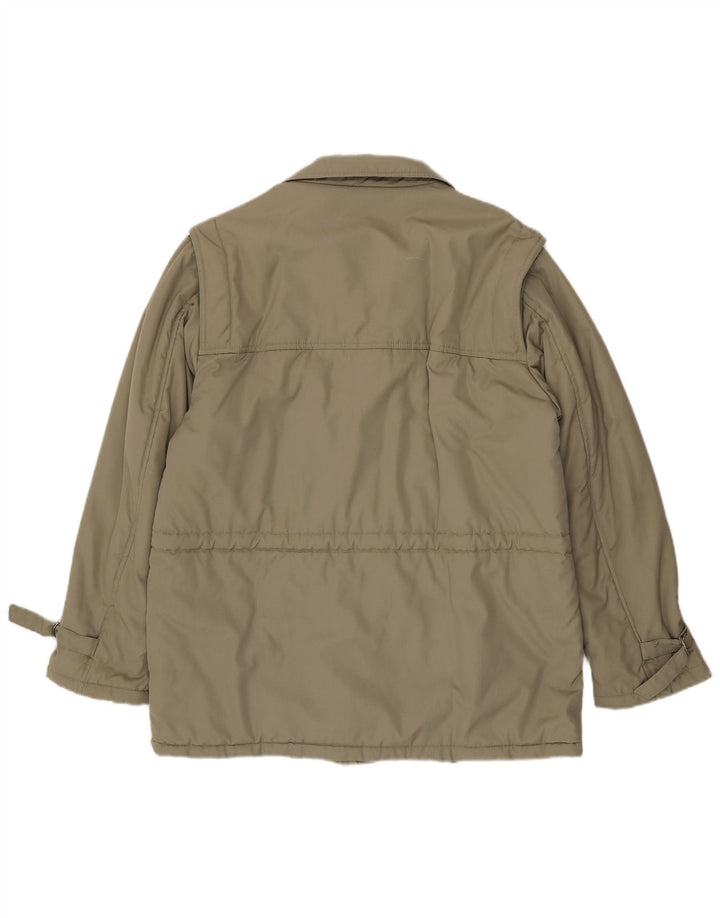 Canda Ανδρικό μπουφάν με επένδυση IT 54 2XL Khaki Polyester