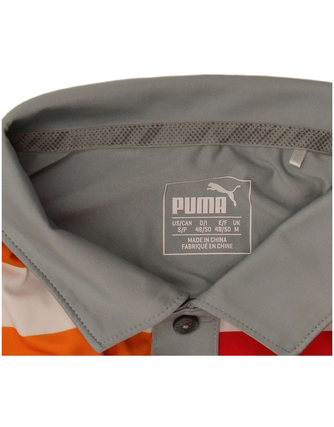 Ανδρικό πουκάμισο PUMA Golf Graphic Polo Medium Grey Colourblock