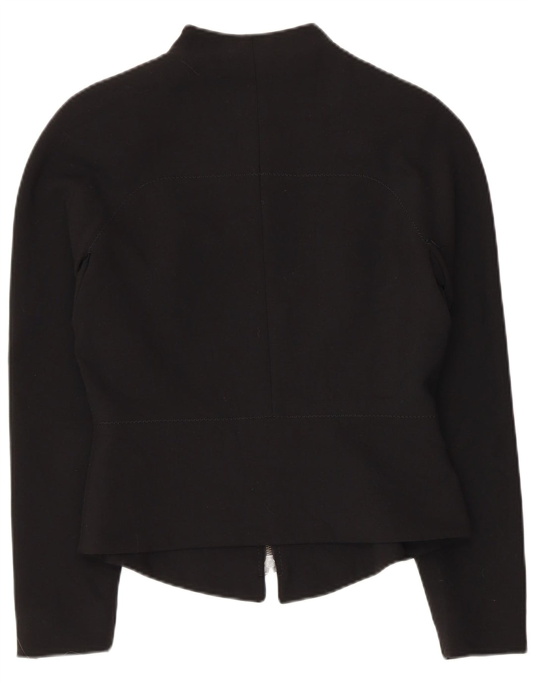 VINTAGE Γυναικείο σακάκι UK 10 Small Black Polyester